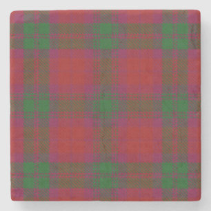 Porta-copo De Pedra Tartan escocês velho de MacNab do clã da taberna