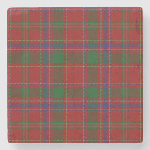 Porta-copo De Pedra Tartan escocês velho de Munro do clã da taberna