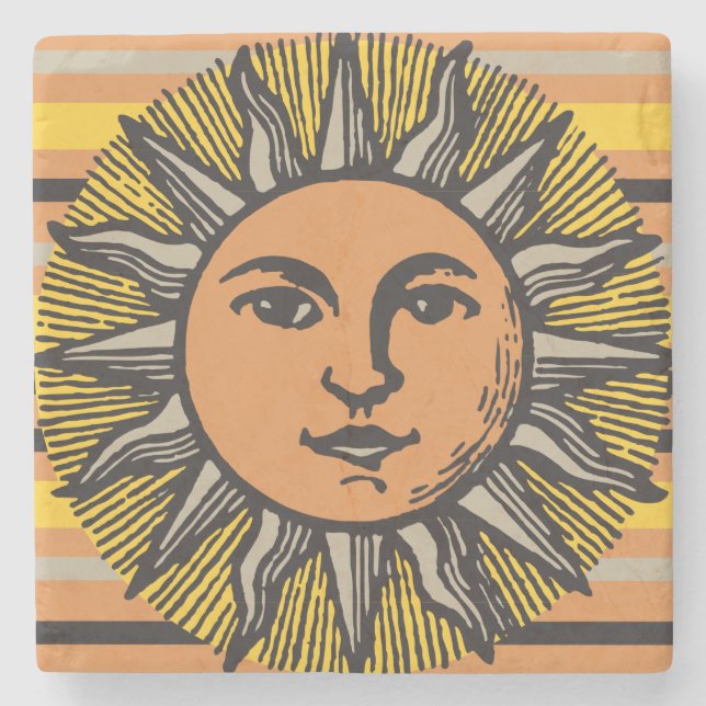 Porta-copo De Pedra Tecido de proteção solar (Frente)