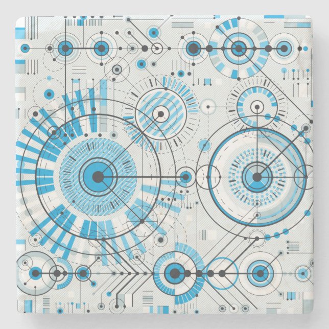 Porta-copo De Pedra Tecnologia legal do mecanismo Abstrato (Frente)