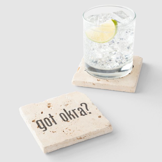 Porta-copo De Pedra tem okra (Lateral)