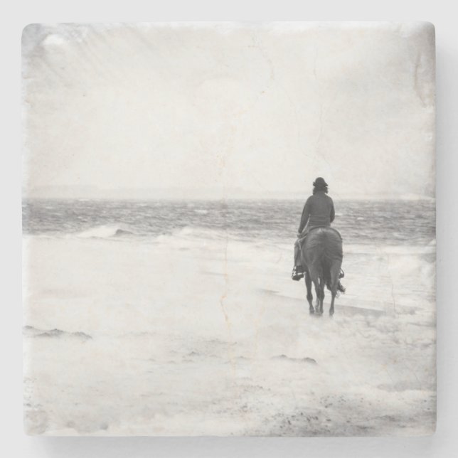 Porta-copo De Pedra Tempos Tempestuosos - (Frente)