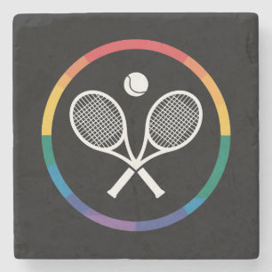 Porta-copo De Pedra Tênis Sports Rainbow LGBTQ Orgulho gay Ally