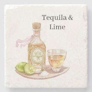 Porta-copo De Pedra Tequila & Limão
