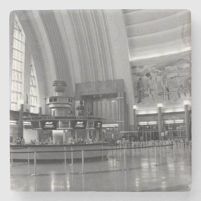 Porta-copo De Pedra Terminal da União Rotunda - Cincinnati (Frente)