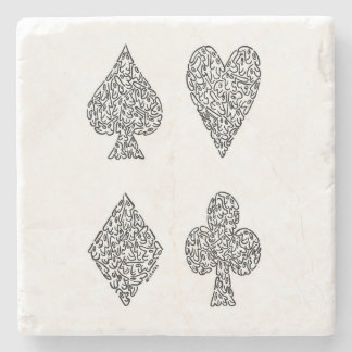 PORTA-COPO DE PEDRA TERNOS DO CARTÃO NO PRETO