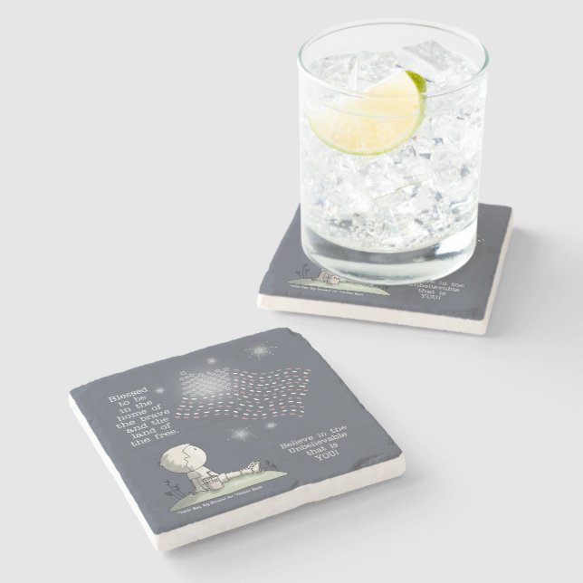 Porta-copo De Pedra Terra dos livres (Lateral)