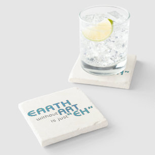 Porta-copo De Pedra Terra sem Arte