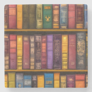 Porta-copo De Pedra Tesouros literários - Livros antigos clássicos