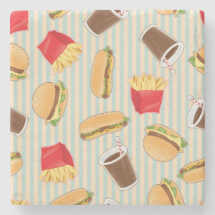 Porta-copo De Pedra Teste padrão 2 do fast food