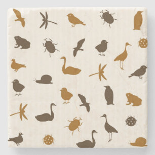 Porta-copo De Pedra Teste padrão animal 2