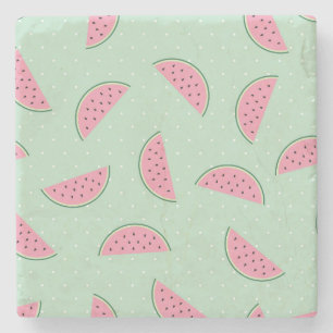Porta-copo De Pedra Teste padrão do Splatter da pintura da fruta