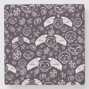 Porta-copo De Pedra Teste padrão do "Voodoo"