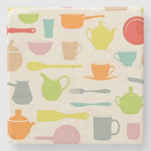 Porta-copo De Pedra Teste padrão dos pratos