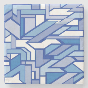 Porta-copo De Pedra Teste padrão geométrico 2