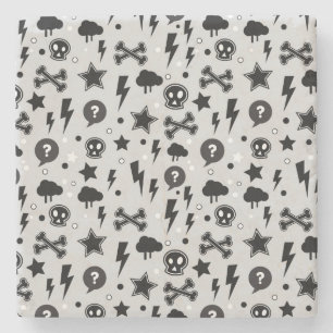 Porta-copo De Pedra Teste padrão na moda