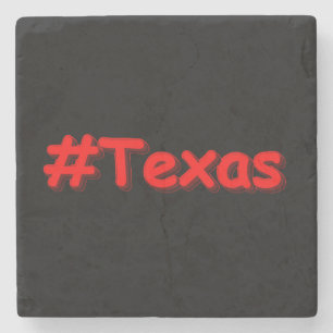 Porta-copo De Pedra "#Texas " Design bonito. Comprar Agora