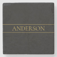 Texto e Linhas Douradas Personalizáveis Clássicas