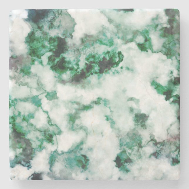 Porta-copo De Pedra Textura marmoreada de quartzo (Frente)