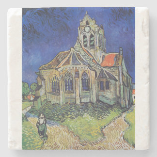 Porta-copo De Pedra The Church at Auvers 1890 by Vincent van Gogh