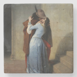 Porta-copo De Pedra The Kiss (por Francesco Hayez)
