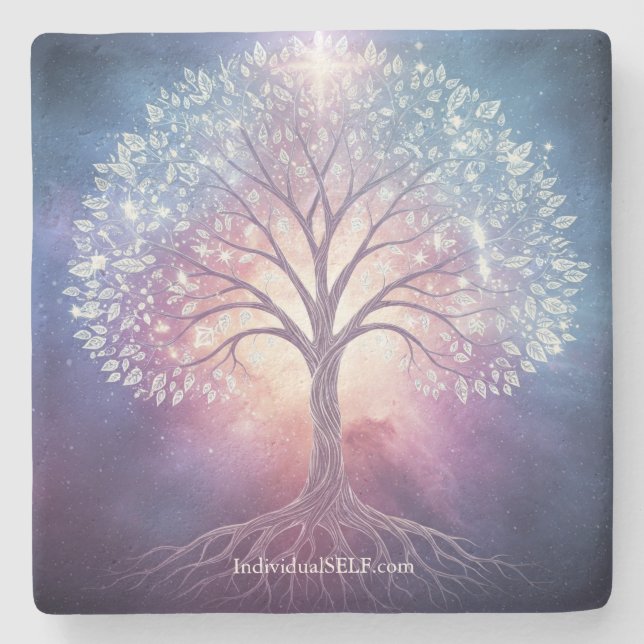 Porta-copo De Pedra The Living Blueprint Stone Coaster (Frente)