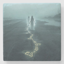 Porta-copo De Pedra The Meeting on the Misty Shore