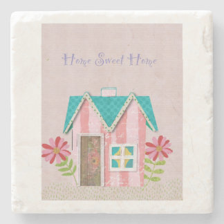 Porta-copo De Pedra The Signature Whimsy (Pink & Teal)