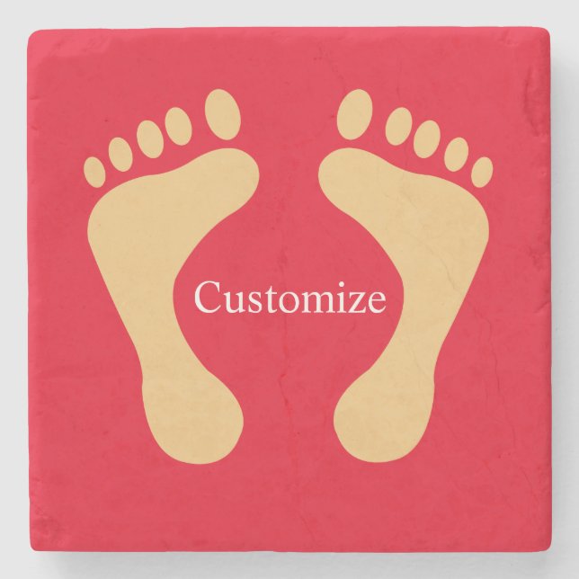 Porta-copo De Pedra Thunder_Cove Bum Praia Descalço (Frente)