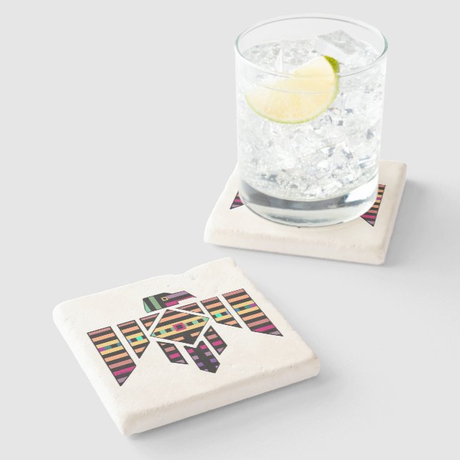 Porta-copo De Pedra Thunderbird Stone Porta copos (Lateral)