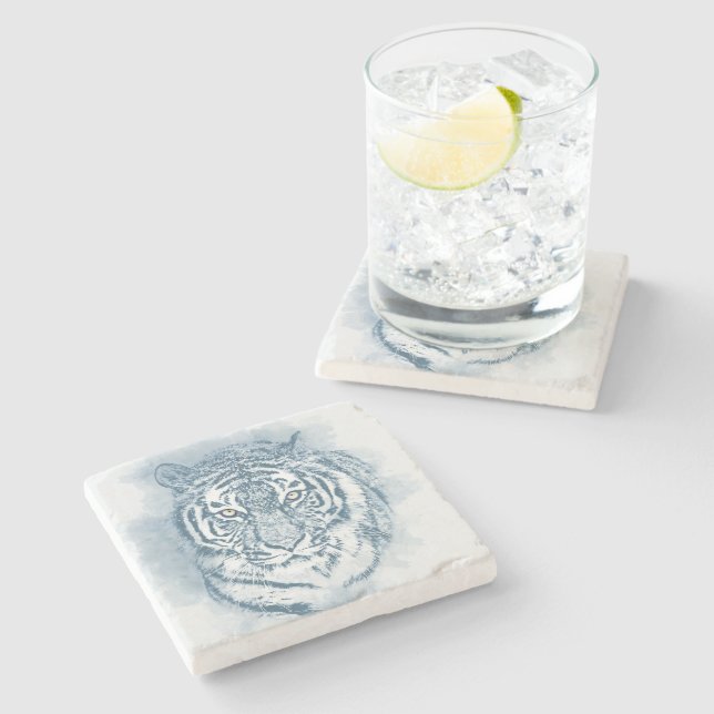 Porta-copo De Pedra tigre (Lateral)