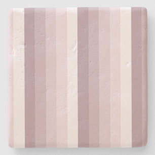 Porta-copo De Pedra tiras de sombra rosa quartz