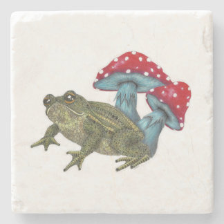 Porta-copo De Pedra Toad e Toadstool
