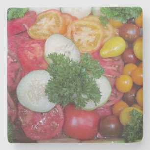 Porta-copo De Pedra Tomate Juicy