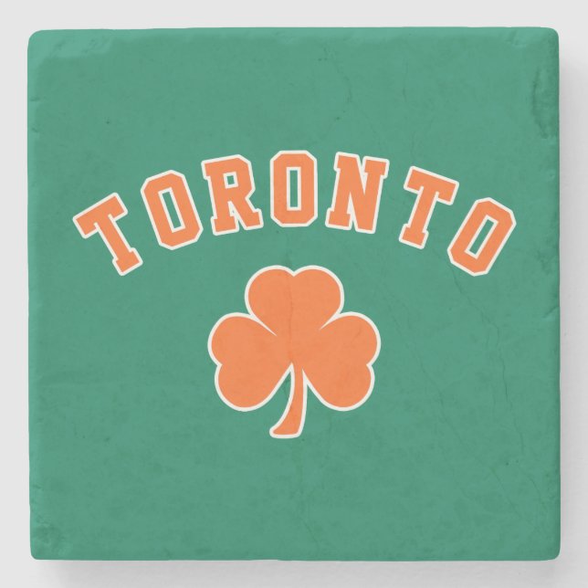 Porta-copo De Pedra Toronto Irlandês  (Frente)