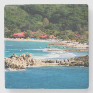 Porta-copo De Pedra Tranquil Island Paradise Labadee Haiti