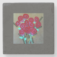 Travesseiro decorativo de Rosas de papel