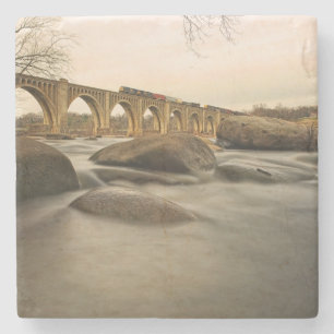 Porta-copo De Pedra Trem sobre James River