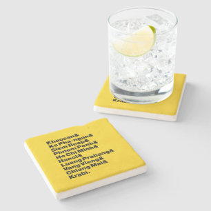 Porta-copo De Pedra Trilha / Circuito de Banana Pancake