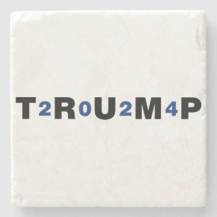 Porta-copo De Pedra Trump 2024 Blue