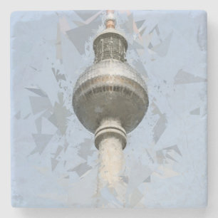 Porta-copo De Pedra TV Tower Fernsehturm Berlin, Alemanha