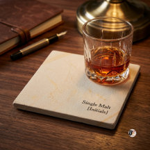 Uísque Single Malt Minimalista Bege
