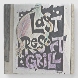 Porta-copo De Pedra Último Coaster. de pedra de mármore de Atenas