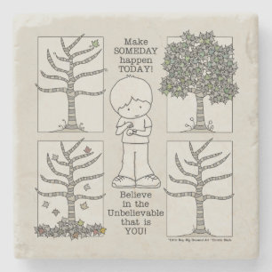 Porta-copo De Pedra Um dia