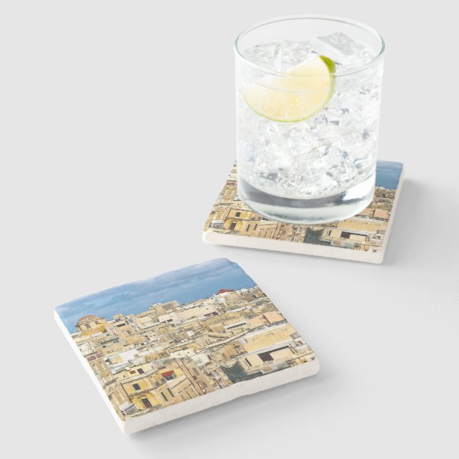 Porta-copo De Pedra Um dia na Porta copos de Malta  (Lateral)