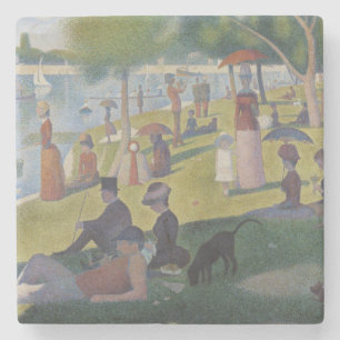Porta-copo De Pedra Um Domingo na La Grande Jatte, Georges Seurat 1884
