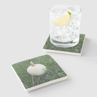 Porta-copo De Pedra Um Pequeno Pumpkin Branco