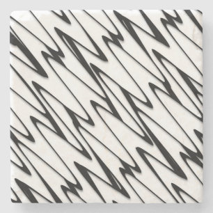 Porta-copo De Pedra Uma Arte Moderna de Linha Energética de Abstrato