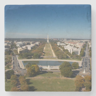 Porta-copo De Pedra Uma opinião da paisagem do Washington DC