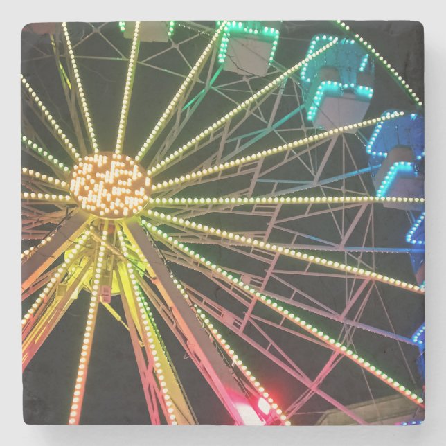 Porta-copo De Pedra Uma roda gigante (Frente)